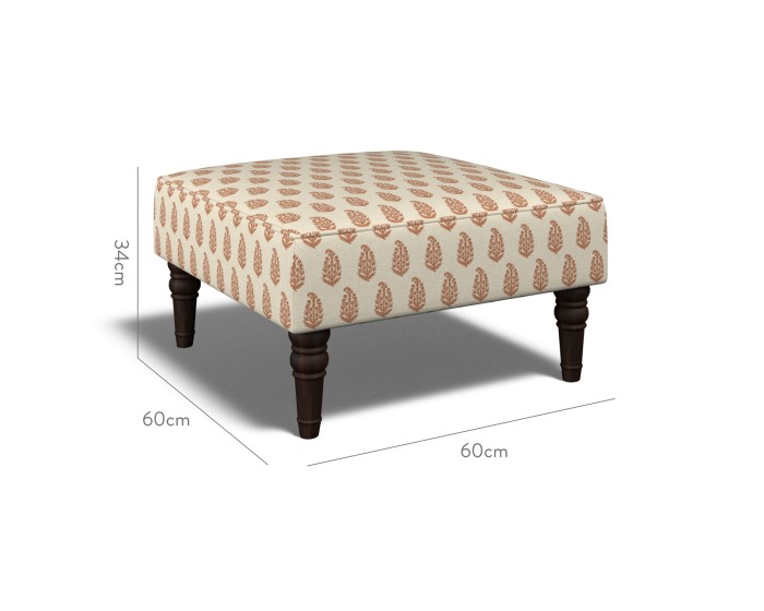 Savannah Small Stool Indira Rust