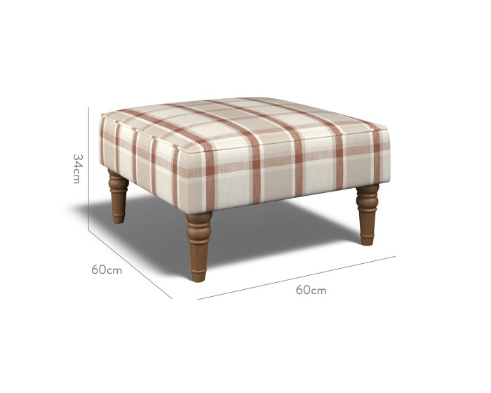 Savannah Small Stool Oba Cinnabar