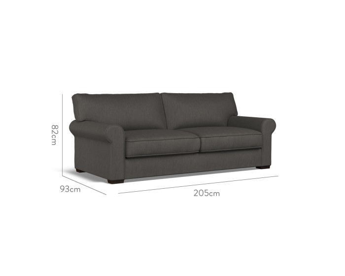 Vermont Large Sofa Amina Charcoal