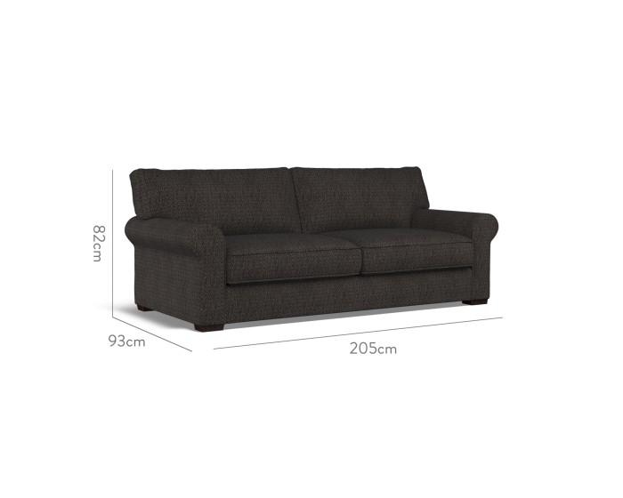 Vermont Large Sofa Safara Charcoal