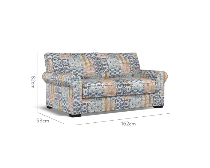 Vermont Small Sofa Kantha Indigo