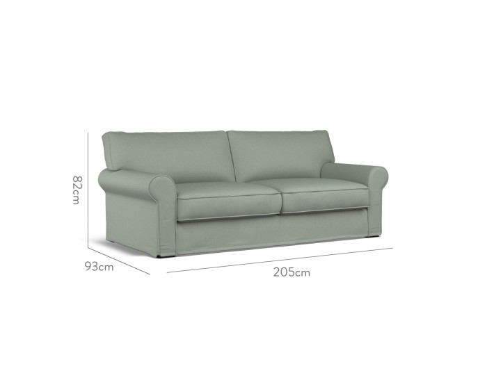 Vermont Loose Cover Large Sofa Shani Celadon