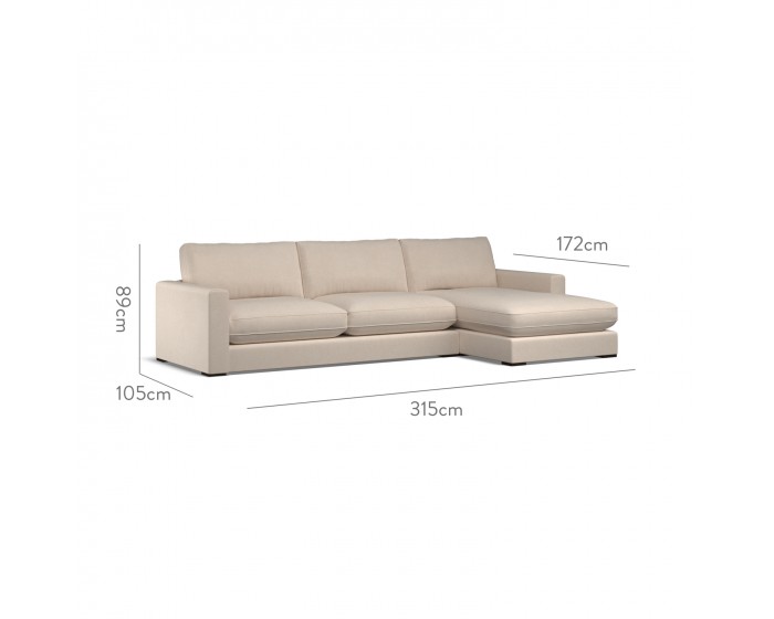 Cloud Large Chaise RHF Cosmos Stone