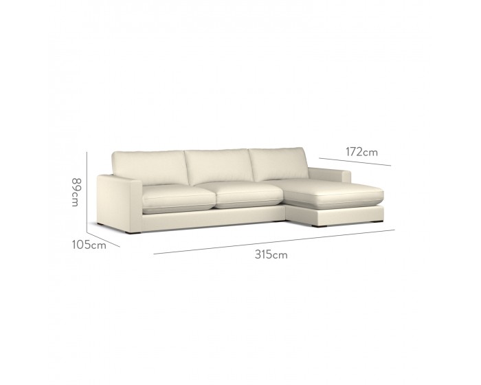 Cloud Large Chaise RHF Shani Parchment