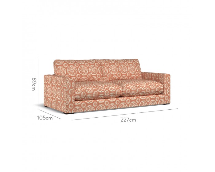 Cloud Large Sofa Nubra Apricot