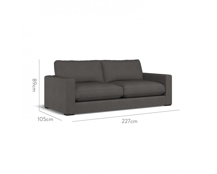 Cloud Large Sofa Zuri Graphite