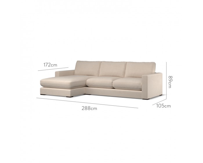 Cloud Medium Chaise LHF Cosmos Stone