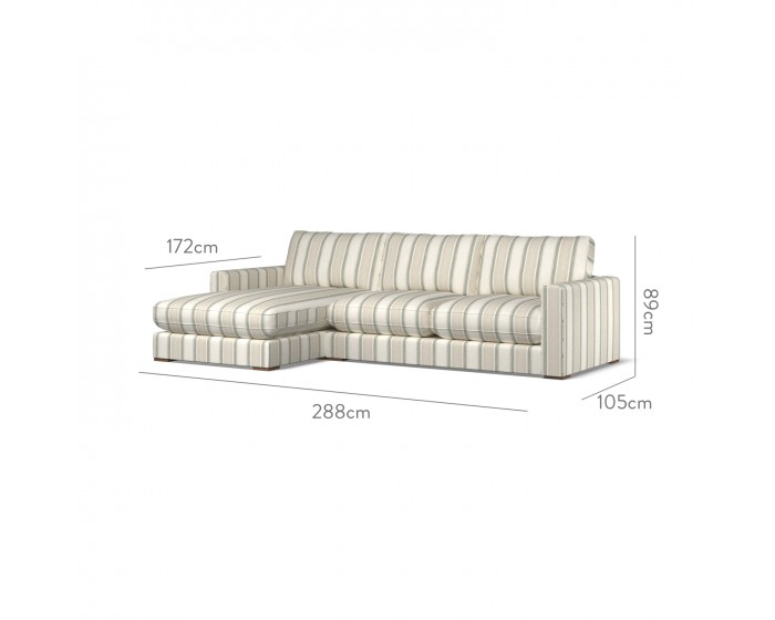 Cloud Medium Chaise LHF Edo Sage