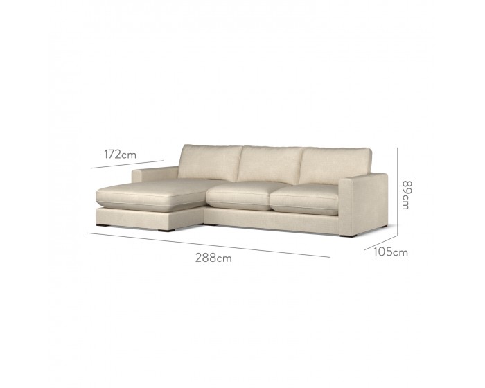 Cloud Medium Chaise LHF Safara Stone