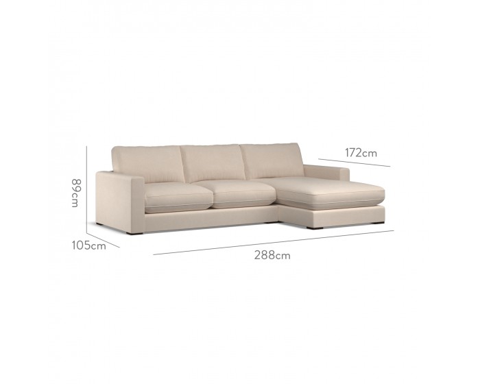 Cloud Medium Chaise RHF Cosmos Stone