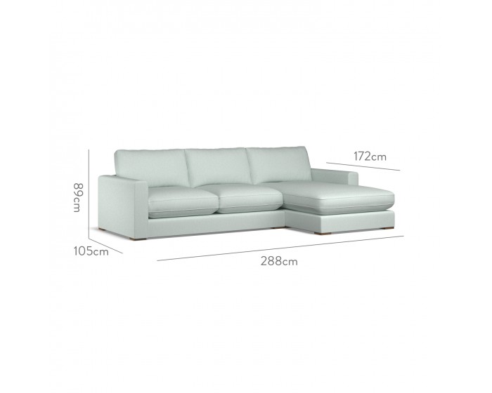 Cloud Medium Chaise RHF Zuri Mineral