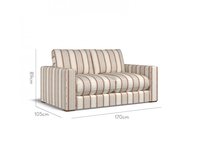 Cloud Small Sofa Edo Cinnabar