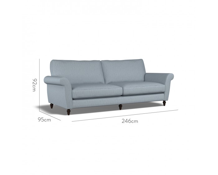 Ellery Extra Large Sofa Zuri Sky