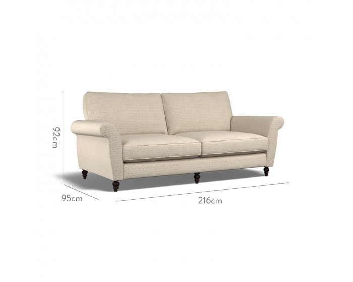 Ellery Large Sofa Desta Pebble