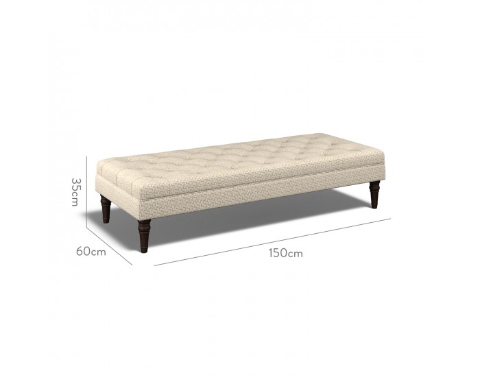 Monterey Extra Large Footstool Desta Pebble