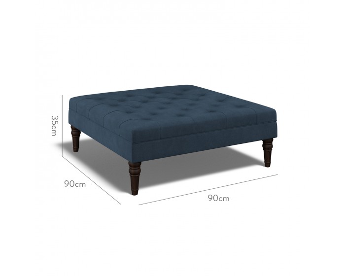 Monterey Large Footstool Cosmos Indigo