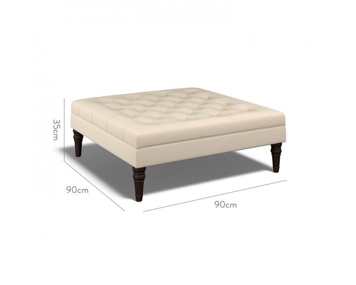 Monterey Large Footstool Cosmos Parchment