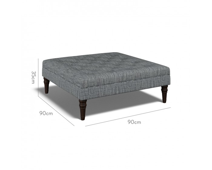 Monterey Large Footstool Kalinda Midnight