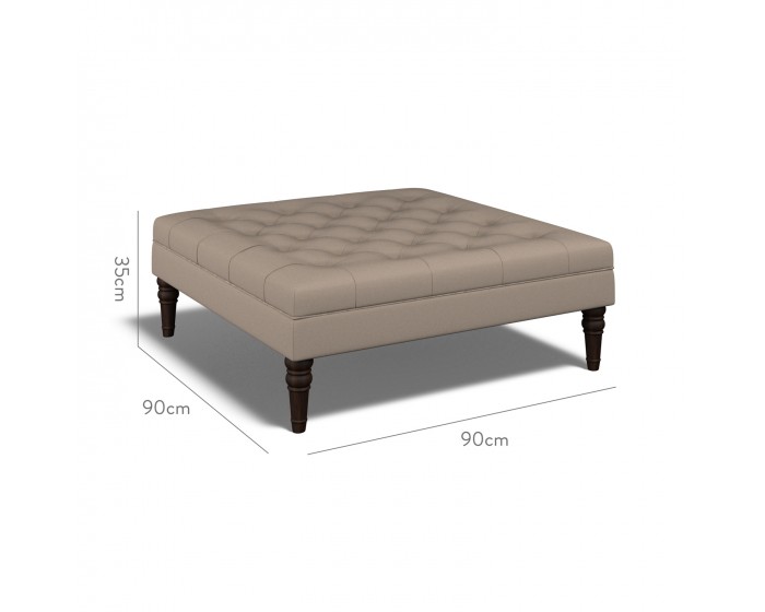 Monterey Large Footstool Shani Taupe