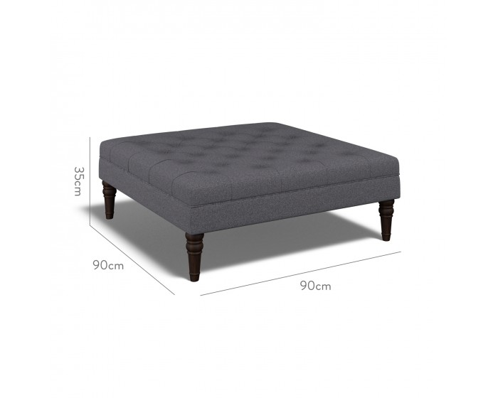 Monterey Large Footstool Viera Indigo