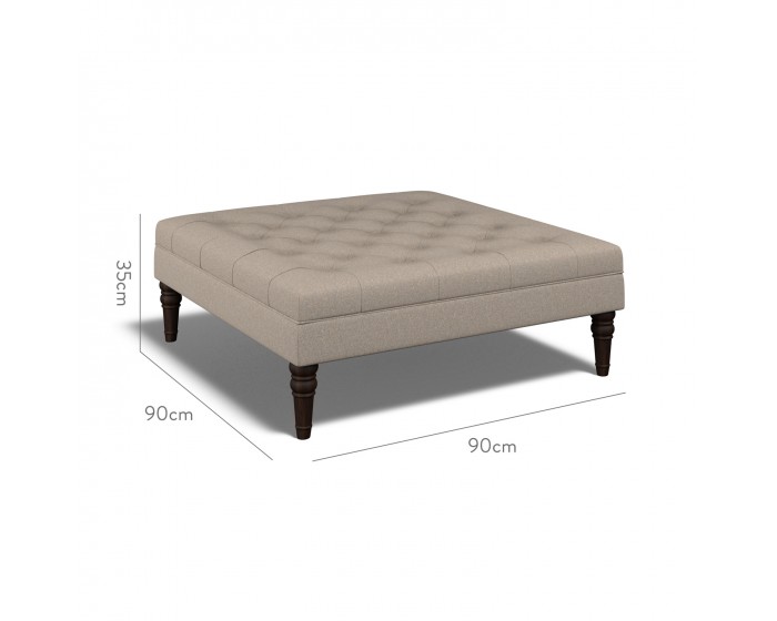 Monterey Large Footstool Viera Stone