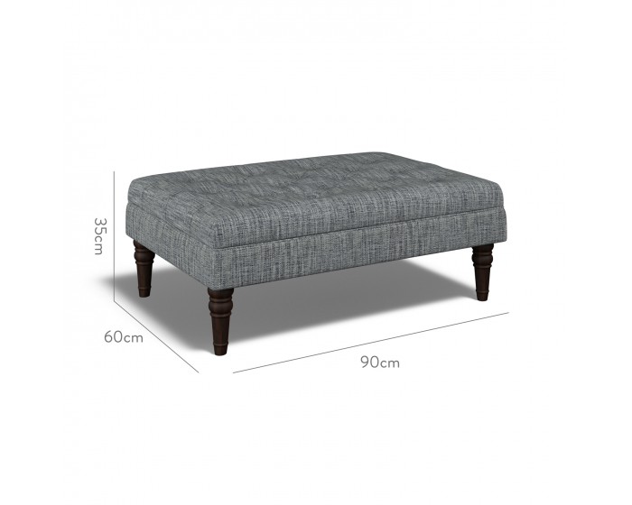 Monterey Medium Footstool Kalinda Midnight