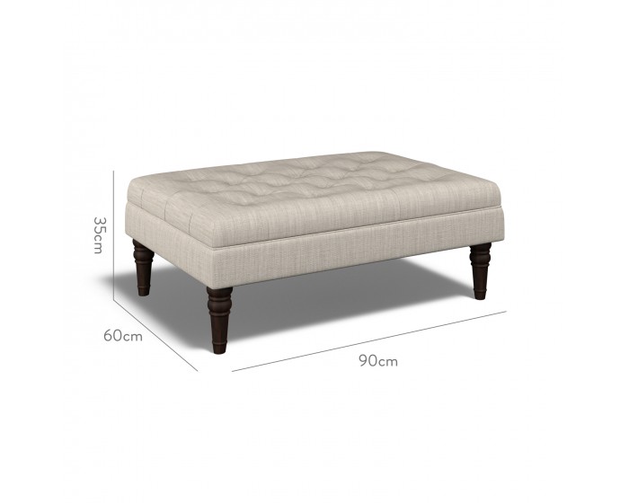 Monterey Medium Footstool Kalinda Stone