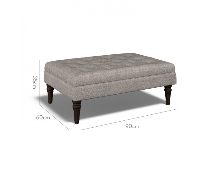 Monterey Medium Footstool Safara Smoke