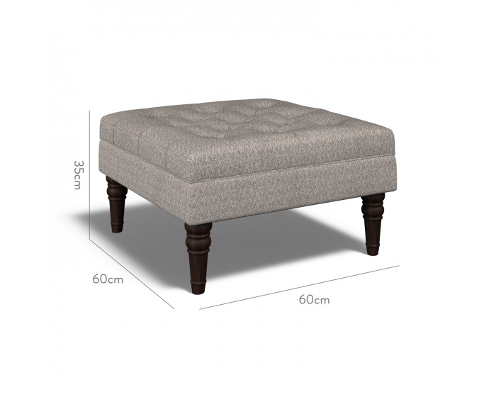 Monterey Small Footstool Safara Smoke