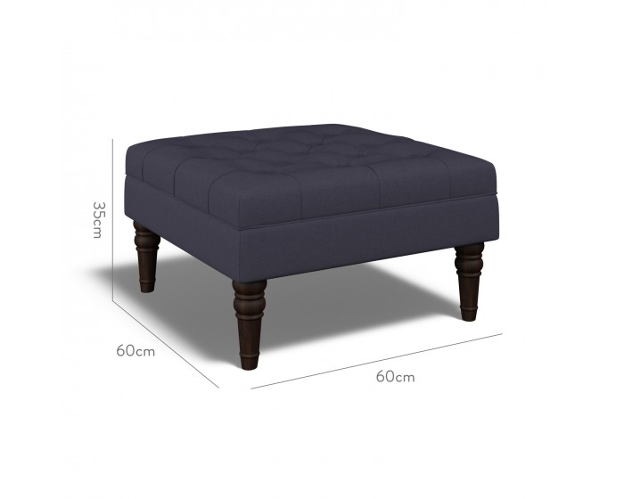 Monterey Small Footstool Shani Indigo