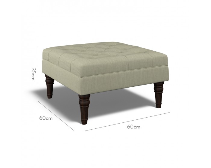 Monterey Small Footstool Zuri Eucalyptus