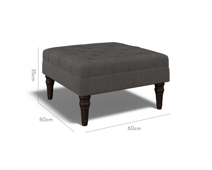 Monterey Small Footstool Zuri Graphite