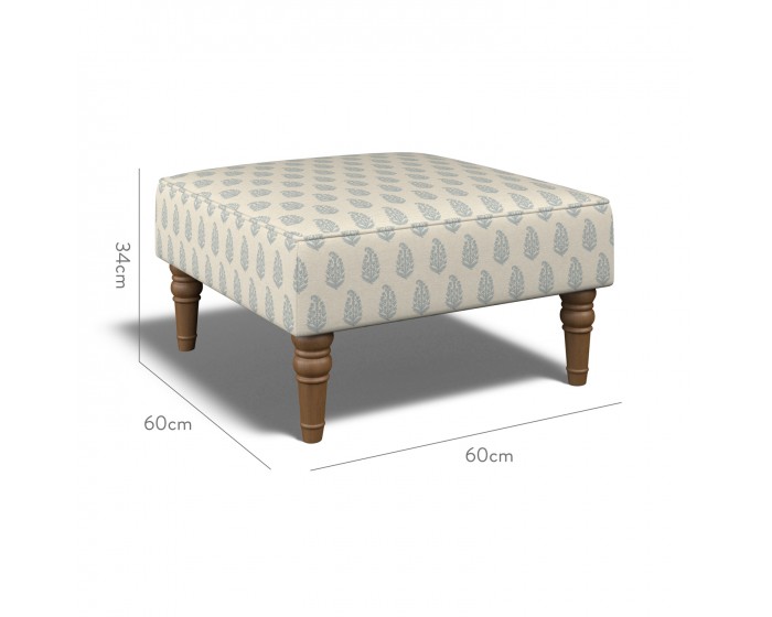 Savannah Small Stool Indira Chambray