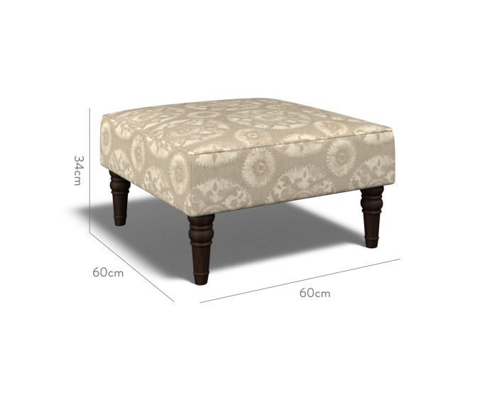 Savannah Small Stool Nubra Linen