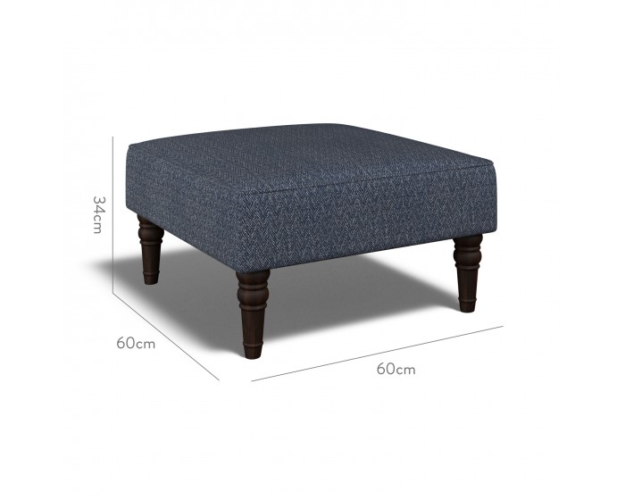 Savannah Small Stool Safara Indigo