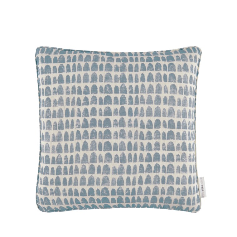 Babouches Sky Printed Cotton Cushion 43cm x 43cm