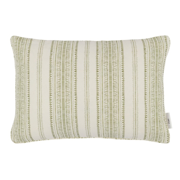 cushion bodo stripe willow self piped edge main