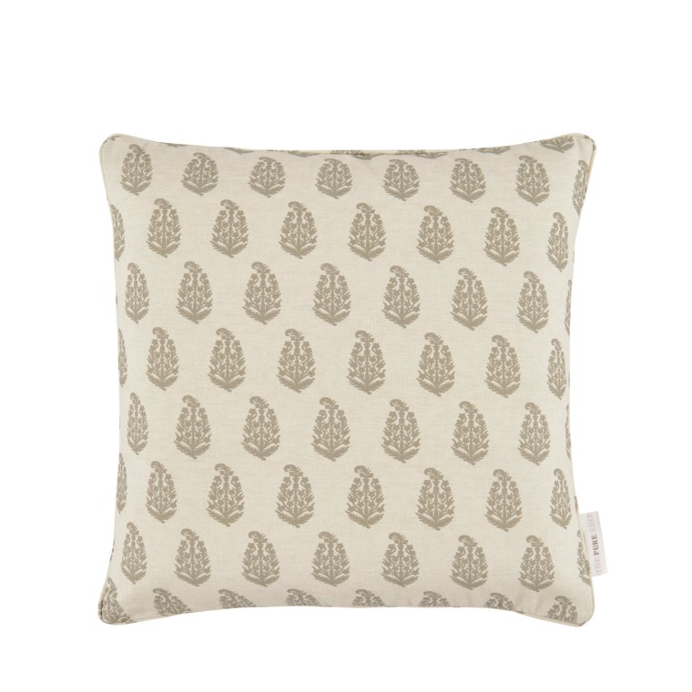 Indira Stone Printed Cotton Cushion 43cm x 43cm