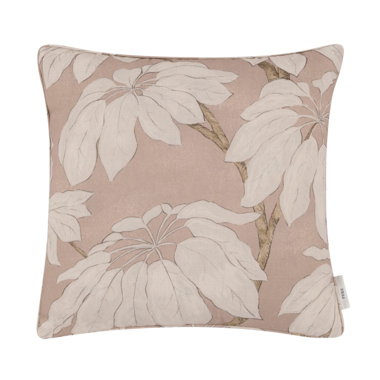 cushion pondicherry old rose self piped edge main