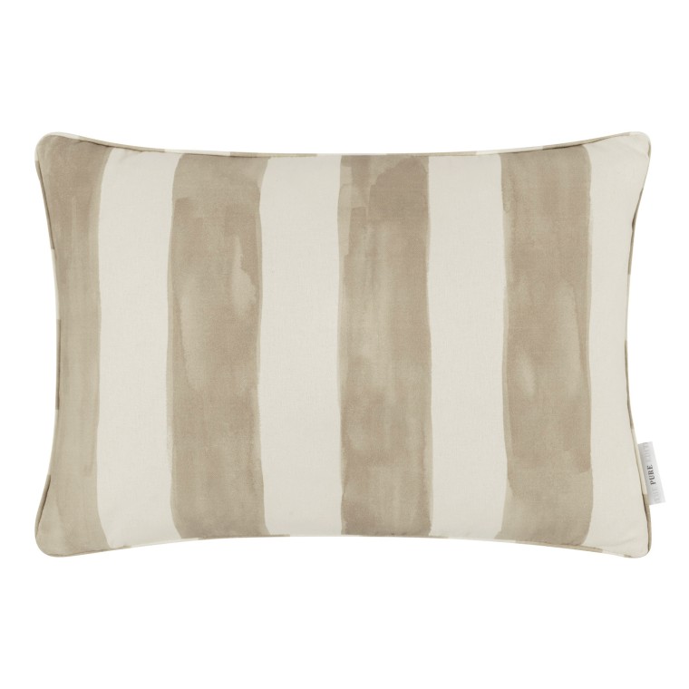 Tassa Grande Stone Printed Cotton Cushion 55cm x 38cm