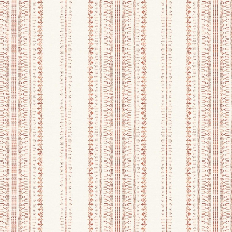 Bodo Stripe Ginger Printed Cotton Fabric