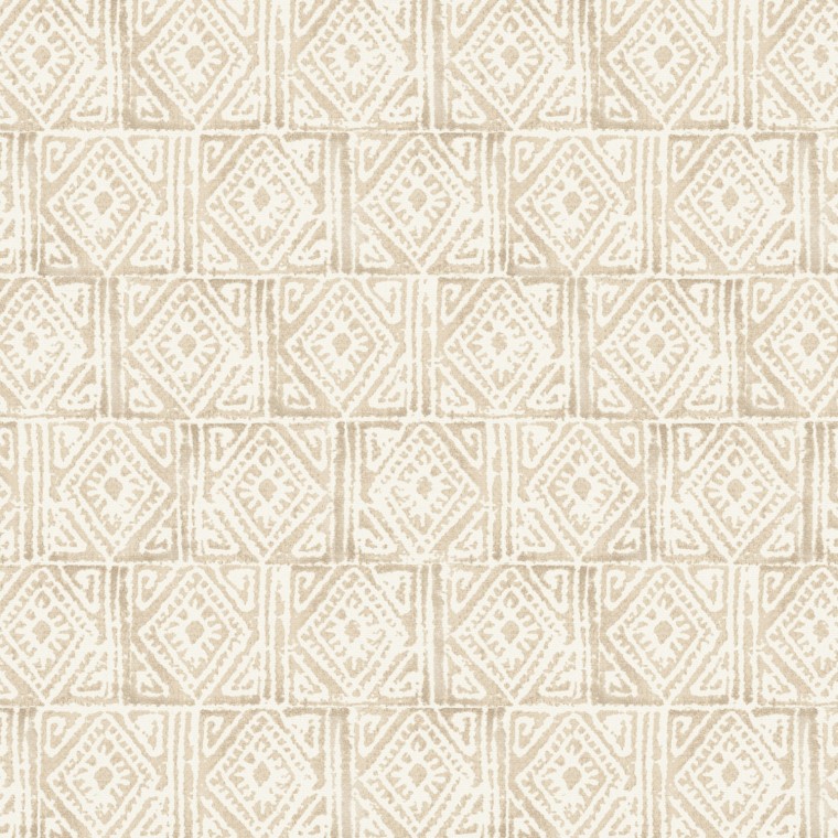 Ellora Parchment Printed Cotton Fabric