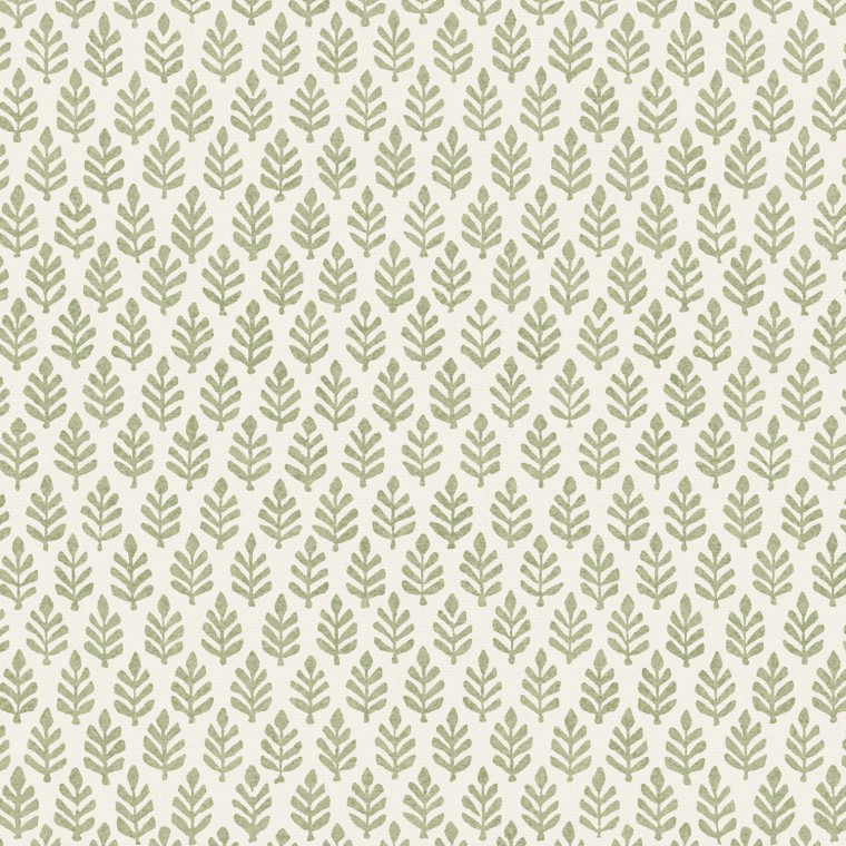 Folia Sage Printed Cotton Fabric