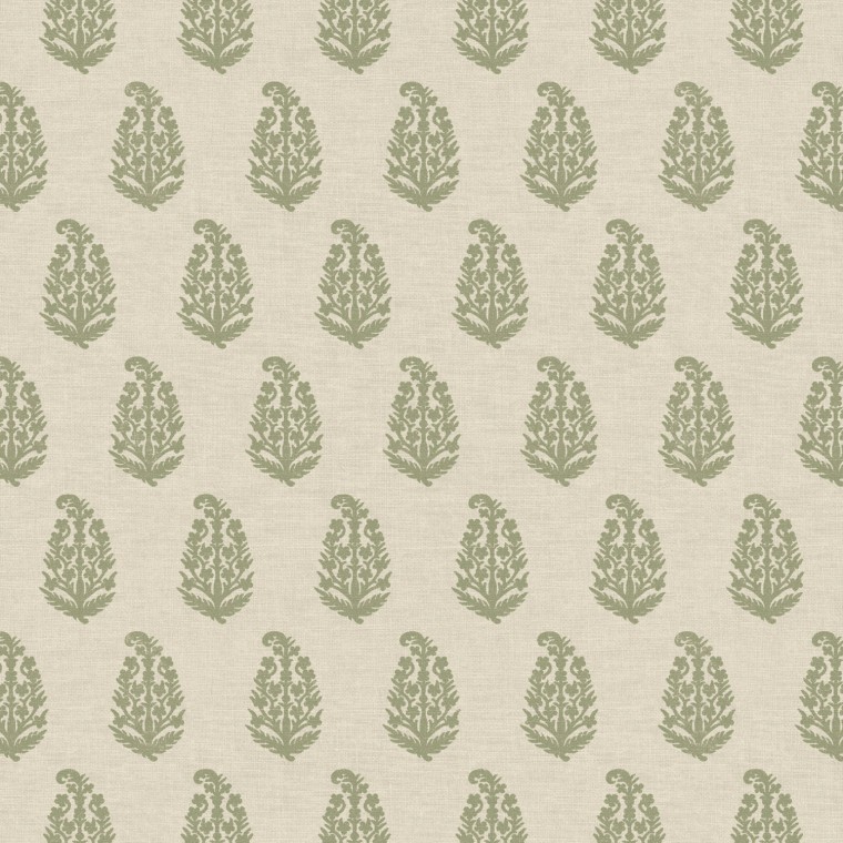 Indira Sage Printed Cotton Fabric