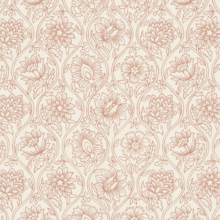 Lotus Bay Rose Printed Cotton Fabric