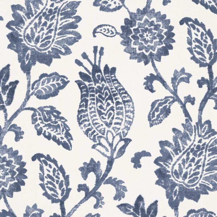 Palais Indigo Printed Cotton Fabric