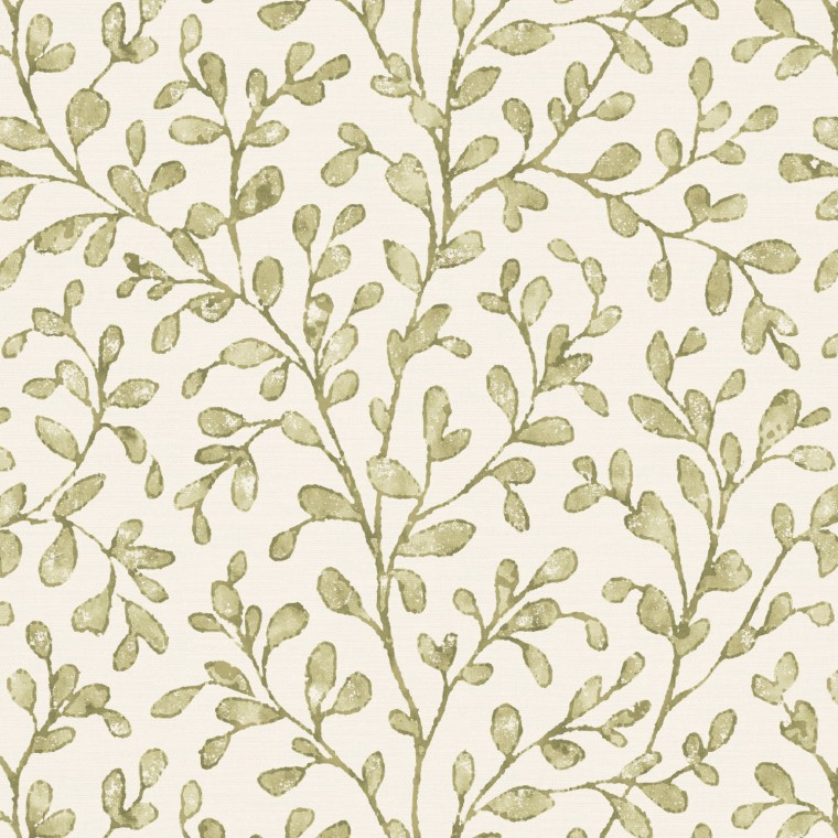 Taree Moss Printed Cotton Fabric