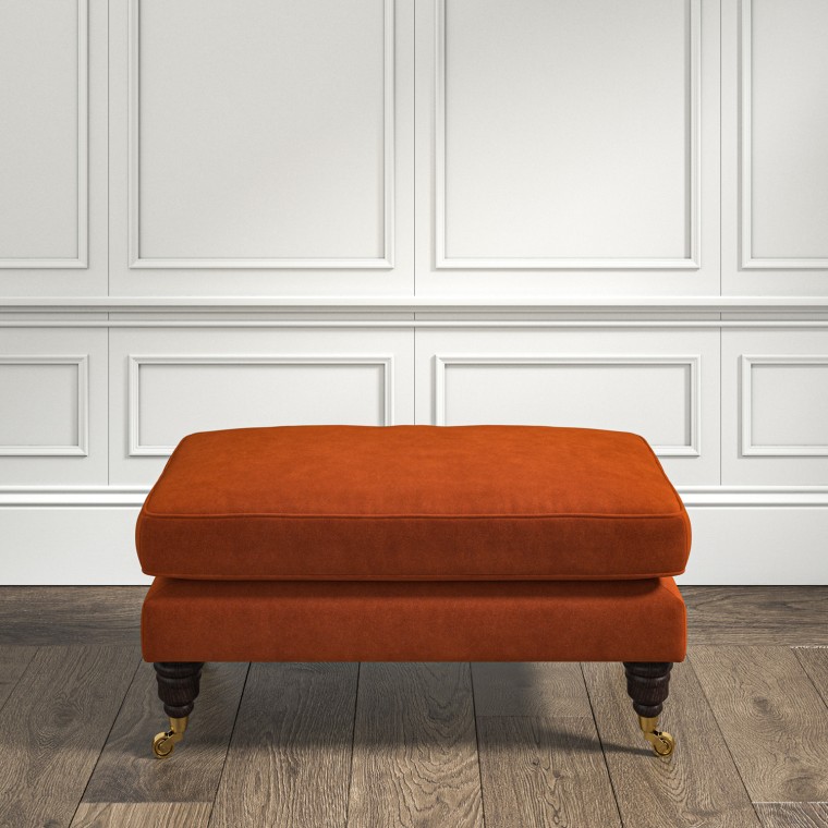 furniture bliss footstool cosmos cinnabar plain lifestyle