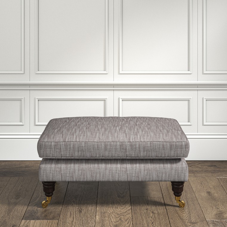 furniture bliss footstool kalinda taupe plain lifestyle