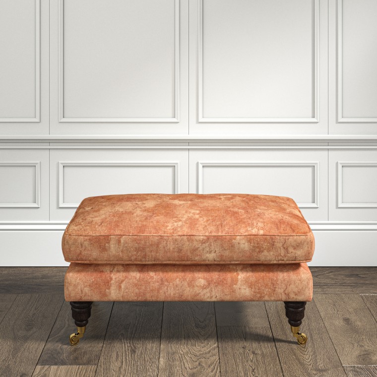 furniture bliss footstool namatha rust print lifestyle